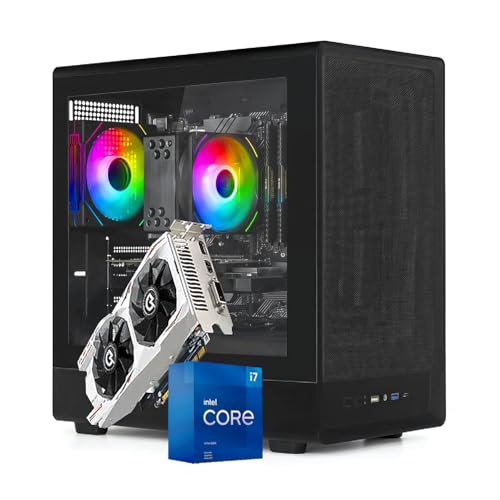 Nuwo i7 Fixed Gaming PC up to 4GHz | 32GB RAM | 1TB SSD | GTX 1050 Ti 4GB | Windows 11 Pro Pre-Installed | Desktop Gaming Computer | WiFi Ready | Crow