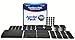 Furniture Buffers 8 Different Sizes of Felt Furniture Pads with 2 Large Rectangle Sheets, Black, Jumbo Pack (144 Count)