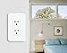 Smart WiFi Wall Outlet Plug, WiFi Wall Socket Duplex Receptacle, 15 Amp with 2 Independent Control, Compatible with Amazon Alexa and Google Home