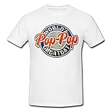 Fresh Tees Brand- World's Greatest Pop-Pop Father's Day T-shirt grandpa shirts gifts for grandpa