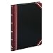 Boorum & Pease 21150R Columnar Accounting Book, Record Rule, Black Cover, 150 Pages, 8 1/8 x 10 3/8