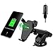 Wireless Smartphone Car Charger Mount - Dash, Air Vent, and Windshield Phone Holder For iPhone X, 8/8 Plus, Samsung Galaxy S8, S7 Edge, S6, Note 8 5 and other Qi Enabled Devices