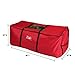 Christmas Tree Storage Bag, Heavy Duty Canvas Xmas Tree Storage Box, Large for Up to 9ft Artificial Tree, Durable Handles with Double-Ended Zipper Red