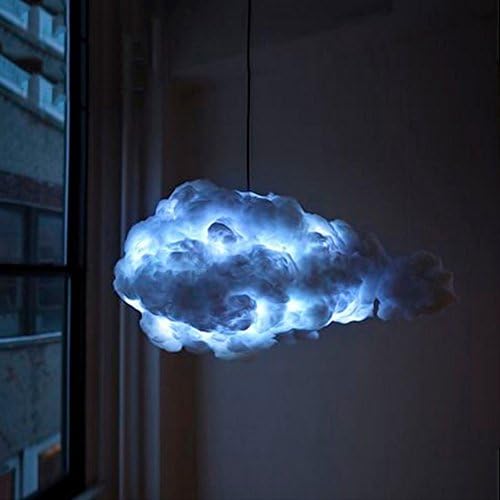 Clouds Chandeliers,Led Chandeliers Creative Personality Floating Chandeliers White Clouds Art Lights Decorative Chandeliers Ceiling Chandelier Diameter 60cm Blue Light-F