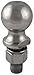 CURT 40054 Stainless Steel Trailer Hitch Ball, 7,500 lbs, 2-5/16-Inch Diameter, 1 x 2-1/8-Inch Shank