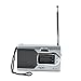 WiseField Portable AM/FM Radio World Receiver, Silver