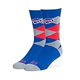 NFL Buffalo Bills OTS Blaine Dress Sock, Sonic Blue, Large