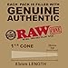 Raw Pre-Rolled Cones Organic 1 1/4: 225 Pack - Hemp Rolling Papers with Filters to Smoke Tobacco Or Roll Cigarettes – Extra Clean and Slow Burning Cone Made of Pure Hemp – Bonus Doob Tube Included