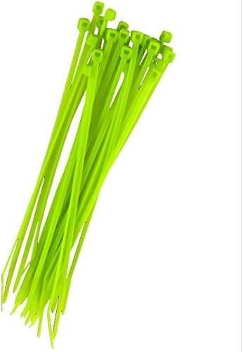 Creative Solutions CS-106G Cable Tie, 6 inch., 18 lb. tensile, 25 Pk., Green