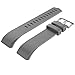 ZSZCXD for Fitbit Charge 2 Bands, New Bracelet Strap Replacement Band Wristband with Secure Silicone Fasteners Metal Clasps for Fitbit Charge 2 (No Tracker) (Grey, 5.5-8.1 Inches Wrist)