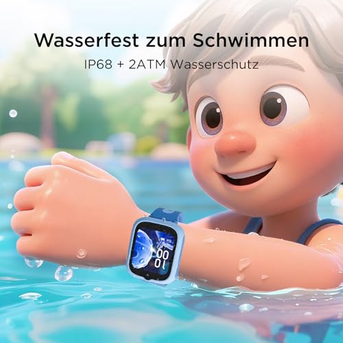 TCL MOVETIME MT48 - 4G Smart Watch for Kids with GPS Tracking, SOS Button, 2MP Camera, Fitness Tracking and Personalised Themes