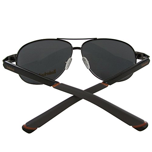 Timberland Fashion Sunglasses, Gunmetal/Gray, Eye: 59/Bridge: 16/Arm: 126