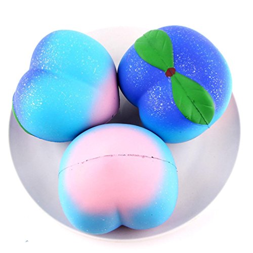 Slow Rising Squishies Galaxy Honey Peach Toy Novelty Stress Reliever Squeeze Toy Gift (Peach)
