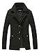 Lega Men's Cotton Fall Trench Coat Outdoor Slim Jacket