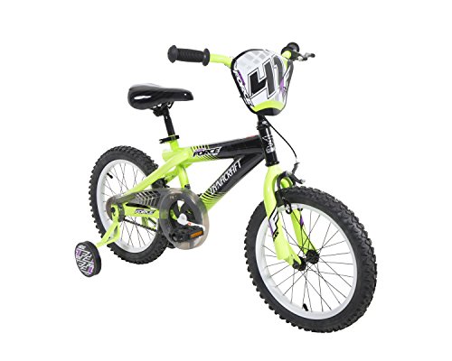 Dynacraft Boys Turbo Force Bike, Green/Black/White, 16