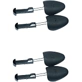Ahberxig 2 Pairs Plastic Shoe Trees for Women (Black)