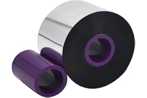 Black Wax Resin General/Premium Grade TTO Thermal Transfer Ribbon Near Edge for Printers Food Packaging Date Printing. (33mm*