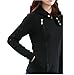 TAM WARE Women Slim fit Zip-up Hoodie Jacket TWHD1003-BLACK-M