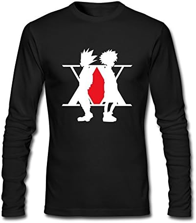 Hunter X Hunter Logo T-shirt L Black For Men 100% Cotton