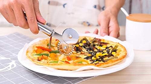 Pizza Slicer Kitchen Utensil Gadget Cooking Professional Novelty Tool Stainless Steel Pastry Cutter Round Cooking Baking Accessories BestWayDigital - Image 5