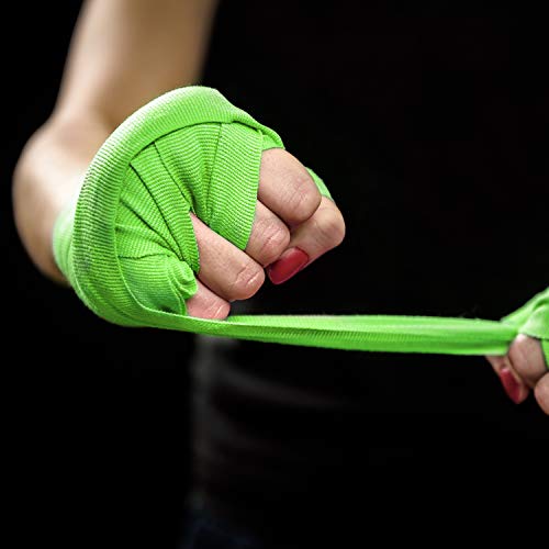 image for Liberlupus Elastic Professional 120 & 180 Inches Boxing Hand Wraps for
