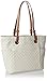 Michael Kors Women's Jet Set Item Ew Signature Tote, Vanilla