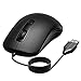 VicTsing 3200DPI Wired Mouse, Optical USB Mouse with 15m Cord, Computer Mouse with 4 Adjustable DPI Level- improve 50% work efficiency, Ergonomic Mouse for Laptop PC, Mac, Desktop and Laptop-Black