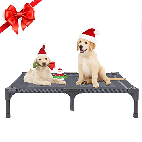 suddus Elevated Dog Beds Waterproof Outdoor, Portable Raised Dog Bed, Dog Bed Off The Floor, Dog