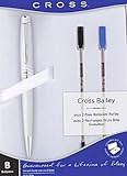Cross Bailey Ballpoint Pen Gift Set with Refills - Satin Chrome