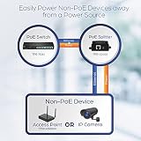 TRENDnet Gigabit PoE Splitter TPE-104GS Wall Mountable 5V 9V 12V Output view 2