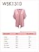 Made By Johnny MBJ Womens Short Sleeve Dolman Cardigan XXXL Pink