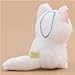 Small white fox Kogitsune Konkon with chain plush toy Japan