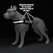 Heavy Duty Emotional Support Dog Vest Harness with Reflective Straps, Interchangeable Patches & Top Handle - ESA Dog Vest in 8 Sizes, Durable Service Harness for Working and Support Dogs