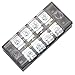 ToToT 4PCS 4 Positions Dual Row 600V 25A Screw Terminal Strip Blocks with Cover + 4PCS 4 Positions 25A Terminal Barrier Strips TB-2504