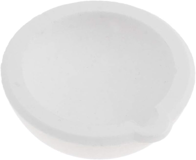 chiwanji Quartz Silica Crucible Bowl Dish Cup Furnace Melting Casting Refining (100g)