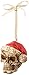Design Toscano Skelly Claus II Gothic Skull Christmas Tree Ornament, Single