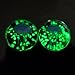 Lianrun Luminous White / Blue Jellyfish Ear Plugs Expander Tunnels Stretcher Gauge 0g-5/8