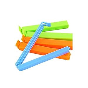Primelife 18Pc Seal Clips 3 Different Size Plastic Food Snack Bag Pouch Clip Sealer for Keeping Food Fresh for Home…