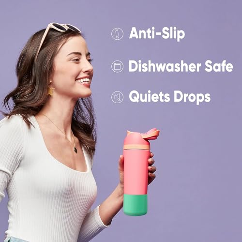 Owala FreeSip Insulated Stainless Steel Water Bottle with Straw for Sports, Travel, and School BPA-Free Sports Water Bottle, 40 oz, Foggy Tide