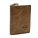ID Stronghold RFID Blocking Trifold Wallet for Men - Crazy Horse Western Leather