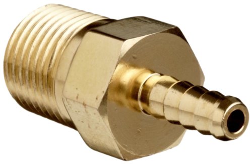 Parker 2-2 B2HF-B Brass Barbed Connector To Male Pipe 1/8" Hose Barb x 1/8" Male NPT
