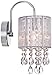Possini Euro Design Silver Line Modern Wall Sconce Lighting Chrome Silver 12