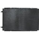 Vintage Air 03260-VUC Horizontal SuperFlow Air Conditioning Condenser with Bracket , Black