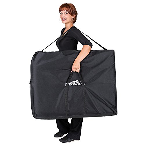 STRONGLITE Portable Massage Table Olympia - Double Knobs, Package w/ Adjustable Face Cradle, Face Pillow, Half Round Bolster, Microfiber Sheet Set & Carry Case (28x73") - Thumbnail 7