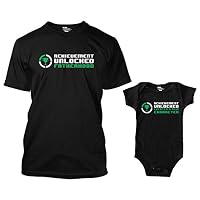 Achievement Unlocked Fatherhood/New Character Matching Bodysuit & Men