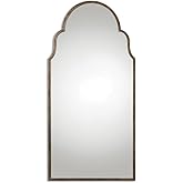 Uttermost 12905 Brayden Tall Arch Mirror, Bronze