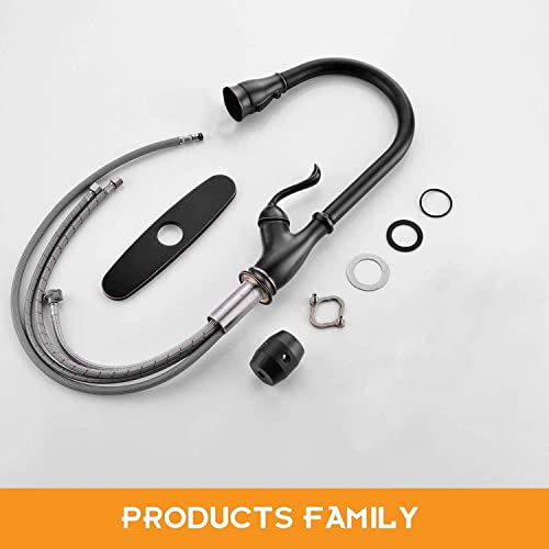 APPASO Oil Rubbed Bronze Kitchen Faucet, Antique Bronze Kitchen Sink