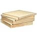 Artlicious - 5 Gallery Super Value Wood Panel Boards - Great Alternative to Canvas Panels, Stretched Canvas & Canvas Rolls (8x10, Gallery Profile)
