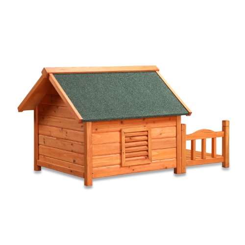 Pet Squeak Porch Pups Dog House, Medium - Thumbnail 2