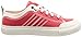 Diesel Men's S-ASTICO Low LACE-Sneakers, Star White/Poppy red, 10.5 M US